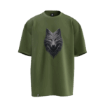 Bozkurt v2 Tasarımlı Unisex Oversize Pamuklu T-shirt - Görsel 6