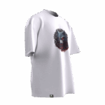 Bozkurt Tasarımlı Unisex Oversize Pamuklu T-shirt - Görsel 3