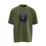 Bozkurt Tasarımlı Unisex Oversize Pamuklu T-shirt - Görsel 6