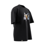 Kurt & Kartal Tasarımlı Unisex Oversize Pamuklu T-shirt - Görsel 6