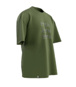 Bagatır Tasarımlı Unisex Oversize Pamuklu T-shirt - Görsel 8