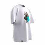 Kürşad Tasarımlı Unisex Oversize Pamuklu T-shirt - Görsel 4
