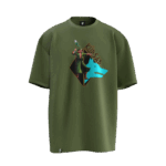 Kürşad Tasarımlı Unisex Oversize Pamuklu T-shirt