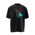 Kürşad Tasarımlı Unisex Oversize Pamuklu T-shirt - Görsel 2