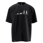 Kurttan Geldik Tasarımlı Unisex Oversize Pamuklu T-shirt - Görsel 2