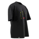 Türk Mitolojisi (Tulpar-Abra-Burkut) Tasarımlı Unisex Oversize Pamuklu T-shirt - Görsel 3
