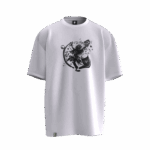 Shaman Dream Tasarımlı Unisex Oversize Pamuklu T-shirt - Görsel 3