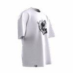 Shaman Dream Tasarımlı Unisex Oversize Pamuklu T-shirt - Görsel 6