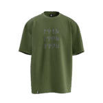 Bagatır Tasarımlı Unisex Oversize Pamuklu T-shirt - Görsel 9