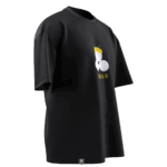 Timur v2 Tasarımlı Unisex Oversize Pamuklu T-shirt - Görsel 5