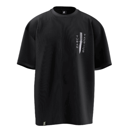 Turan Tactics v2 Tasarımlı Unisex Oversize Pamuklu T-shirt
