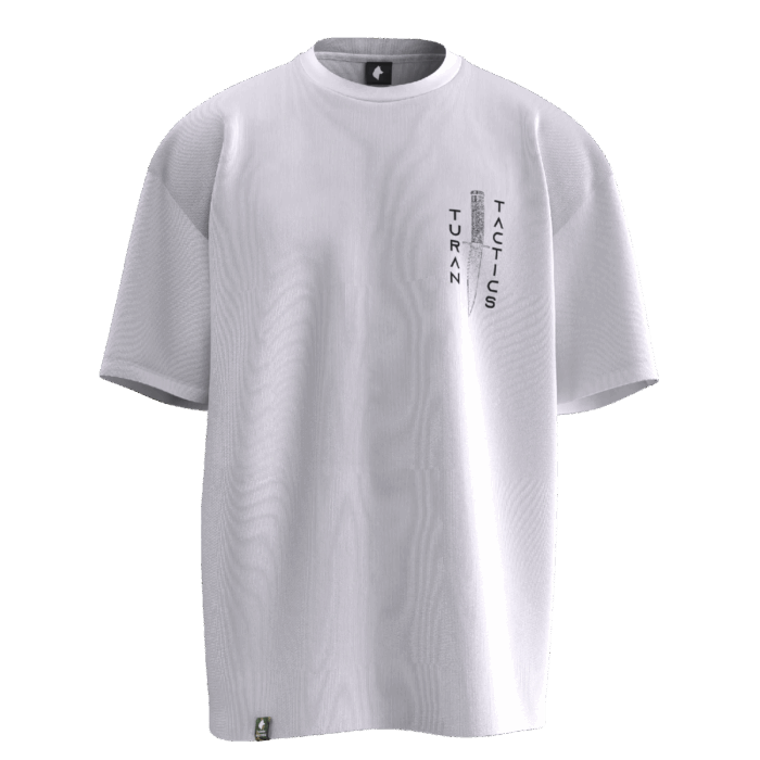 tt v2 (3) Turan Tactics v2 Tasarımlı Unisex Oversize Pamuklu T-shirt - Görsel 4