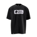Turan Tactics Tasarımlı Unisex Oversize Pamuklu T-shirt