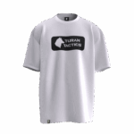 Turan Tactics Tasarımlı Unisex Oversize Pamuklu T-shirt - Görsel 4