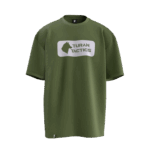 Turan Tactics Tasarımlı Unisex Oversize Pamuklu T-shirt - Görsel 6
