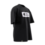 Turan Tactics Tasarımlı Unisex Oversize Pamuklu T-shirt - Görsel 2