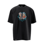 Çağrı ve Tuğrul Bey Tasarımlı Unisex Oversize Pamuklu T-shirt - Görsel 4