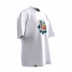 Çağrı ve Tuğrul Bey Tasarımlı Unisex Oversize Pamuklu T-shirt - Görsel 5