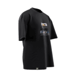 Burkut Gökbörü Tasarımlı Unisex Oversize Pamuklu T-shirt - Görsel 6