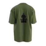 Bagatır Tasarımlı Unisex Oversize Pamuklu T-shirt