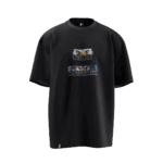 Burkut Gökbörü Tasarımlı Unisex Oversize Pamuklu T-shirt - Görsel 2
