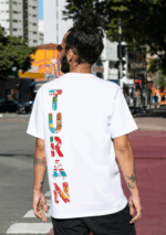 Turan v3 Tasarımlı Rahat Kalıp Pamuklu T-shirt - Görsel 3