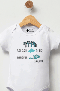 Türk Balası Kurt Olur! Tasarımlı Bebe Badi (Body) - Görsel 2