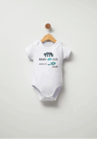 Türk Balası Kurt Olur! Tasarımlı Bebe Badi (Body)