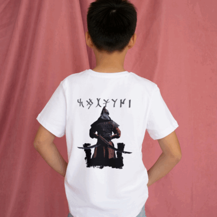 Bağatur Tasarımlı Pamuklu Çocuk T-shirt