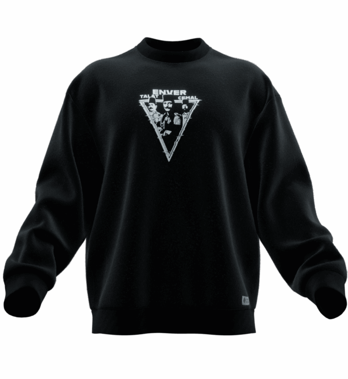 ENVERS0001 Talat Enver Cemal (İttihat ve Terakki) Tasarımlı Unisex Rahat Kalıp Sweatshirt - Görsel 1